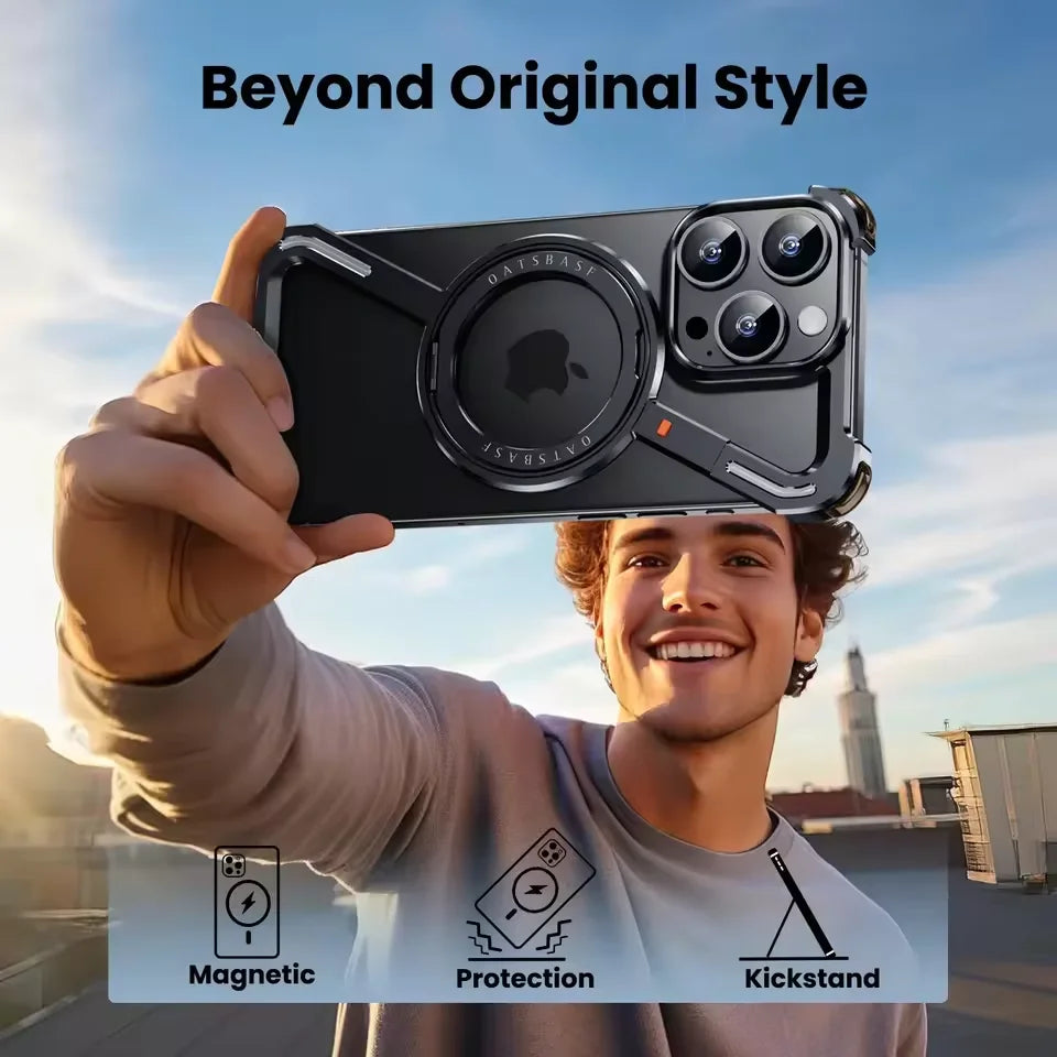 Kutary Z Magnetic Metal Case For iPhone
