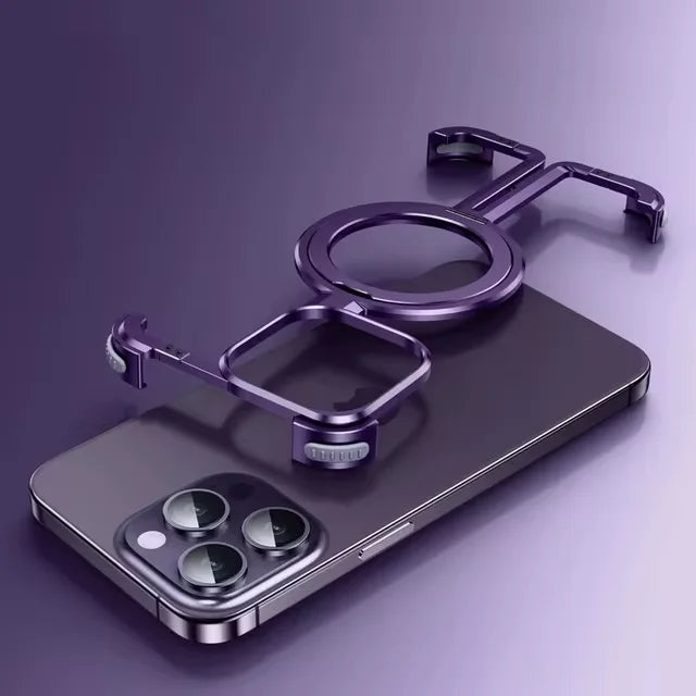 Kutary T Magnetic Metal Case For iPhone