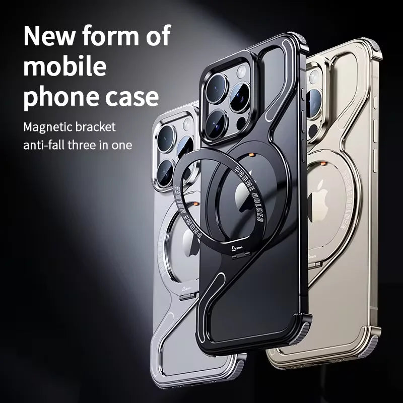 Kutary Z Lite Magnetic Metal Case For iPhone
