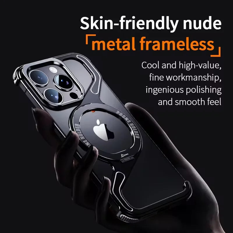 Kutary Z Lite Magnetic Metal Case For iPhone